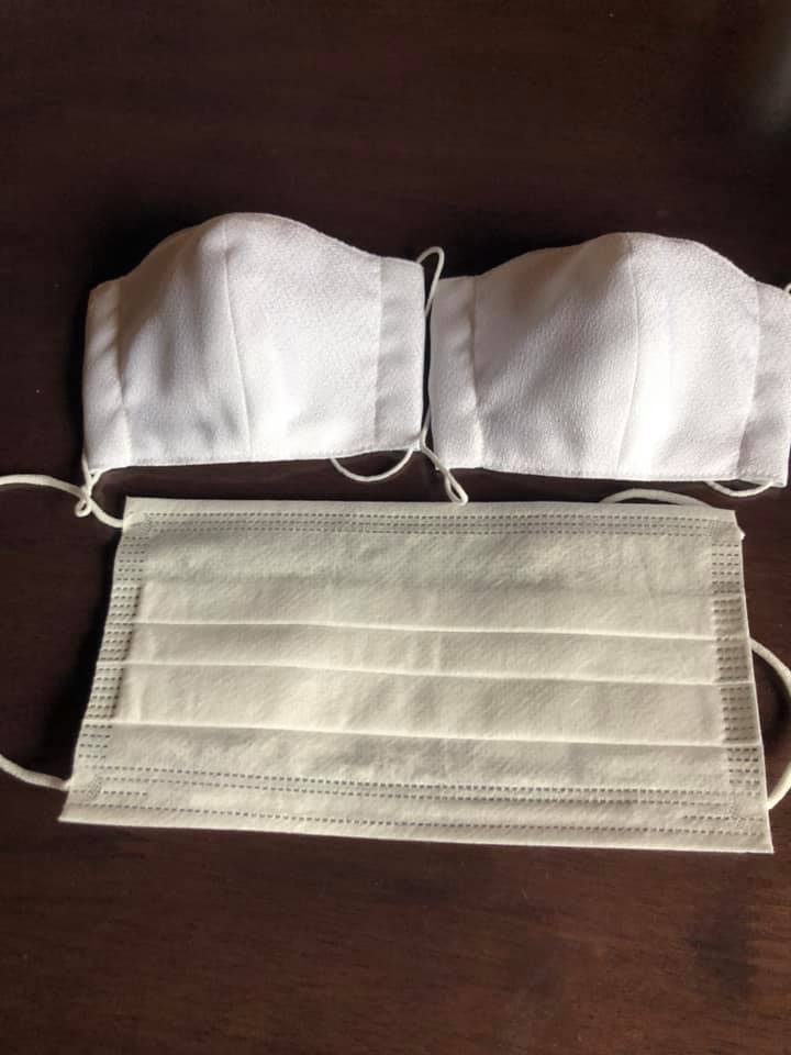 七尾市より手作りマスク